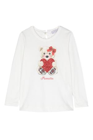 tshirt in cotone bianco MONNALISA KIDS | 19D64340030001